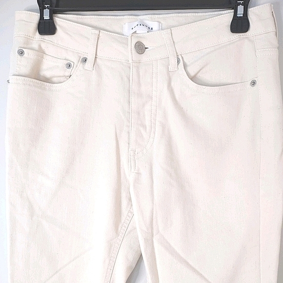 POPSUGAR Cream Straight Leg Jeans - Picture 3 of 5